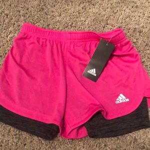 Adidas Girls Shorts 10/12